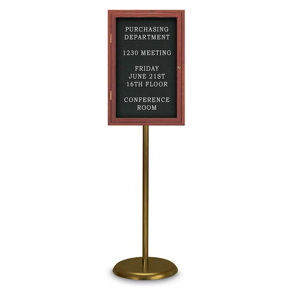 Corkboard, Double Door, Radius Frame, 42x32", Black/Cloud
